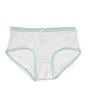 Color:Opal Stripe - Image 1 - Little Girls 2T-5 Stripe Cotton Brief Panties