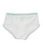 Color:Opal Stripe - Image 2 - Little Girls 2T-5 Stripe Cotton Brief Panties