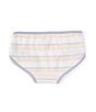 Color:Rainbow Stripe - Image 2 - Little Girls 2T-5 Stripe Cotton Brief Panties