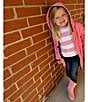 Adventurewear 360 Little Girls Rain Coat, Color:Pink - Image 3