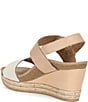 Aetrex Anetta Leather Espadrille Wedge Sandals - Image 5