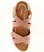 Color:Rose - Image 5 - Anna Wedge Espadrille Platform Sandals