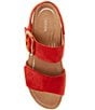 Color:Poppy - Image 5 - Ashley Espadrille Platform Wedge Sandals