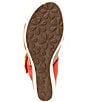 Color:Poppy - Image 6 - Ashley Espadrille Platform Wedge Sandals