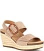 Aetrex Ashley Espadrille Platform Wedge Sandals - Image 1