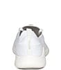 Color:White - Image 3 - Women's Carly Knit Lace-Up Wedge Sneakers