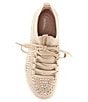 Color:Nude - Image 5 - Carly Sparkle Knit Rhinestone Embellished Sneakers