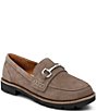 Aetrex Collette Suede Bit Buckle Loafers - Image 1