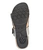Color:Black - Image 6 - Daisy Leather Adjustable Slide Sandals