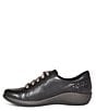 Aetrex Dana Lace-Up Leather Braided Detail Oxfords | Dillard's