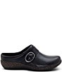 Aetrex Daphne Leather Buckle Strap Clogs - Image 2