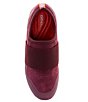 Color:Burgundy - Image 5 - Demi Suede Stretch Band Slip-On Sneakers