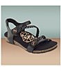 Color:Black - Image 6 - Jillian Braided Wedge Sandals
