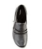 Color:Black - Image 5 - Katie Lateral Side Zip Leather Loafers