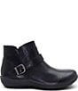 Aetrex Leah Weatherproof Leather Buckle Strap Ankle Booties - Image 2