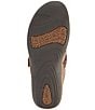 Color:Brown - Image 6 - Libby Braided Strap Detail Clogs