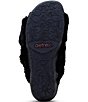 Aetrex Macy Faux Fur Open Toe Slippers - Image 5