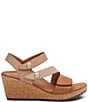 Aetrex Madelyn Hook-and-Loop Stappy Wedge Sandals - Image 2