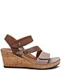 Aetrex Madelyn Hook-and-Loop Stappy Wedge Sandals - Image 2