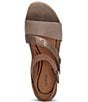 Aetrex Madelyn Hook-and-Loop Stappy Wedge Sandals - Image 6