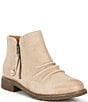 Color:Taupe - Image 1 - Mila Nubuck Leather Booties