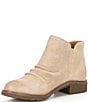 Color:Taupe - Image 4 - Mila Nubuck Leather Booties