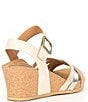 Color:Ivory - Image 2 - Noelle Strappy Wedge Sandals