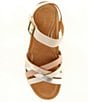 Color:Ivory - Image 5 - Noelle Strappy Wedge Sandals