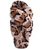 Color:Leopard - Image 5 - Penelope Adjustable Leopard Print Faux Fur Slippers