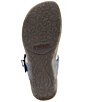 Color:Navy - Image 6 - Rae Embellished Buckle Thong Sandals