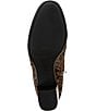 Aetrex Rebecca Leopard Print Calf Hair Buckle Strap Block Heel Booties - Image 6