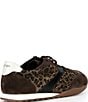 Aetrex Sloane Studded Leopard Print Suede Lace Up Sneakers - Image 2