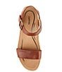 Color:Walnut - Image 5 - Sydney Espadrille Platform Wedge Sandals