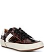 Aetrex Tess Retro Snake Embossed Studded Leather Sneakers - Image 1