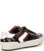 Aetrex Tess Retro Snake Embossed Studded Leather Sneakers - Image 2