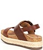 Aetrex Vania Leather Flatform Ankle Strap Sandals - Image 5