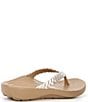 Aetrex Vicki Braided Metallic EVA Flip-Flops - Image 2