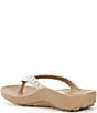 Aetrex Vicki Braided Metallic EVA Flip-Flops - Image 5
