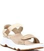 Color:Champagne - Image 1 - Whit Leather Water Friendly Sandals