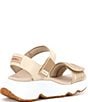 Color:Champagne - Image 2 - Whit Leather Water Friendly Sandals