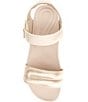 Color:Champagne - Image 5 - Whit Leather Water Friendly Sandals
