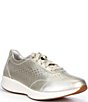 Aetrex Women's Serena Metallic Leather Walking Sneakers - Image 1