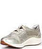 Aetrex Women's Serena Metallic Leather Walking Sneakers - Image 4