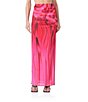 AFRM Coordinating Bevin Floral Printed Ruched Mesh Maxi Skirt,All Products : American Fashion Style Bags On Sale