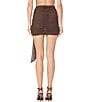 AFRM Carmichael Rushed Side Tie Mesh Mini Skirt - Image 2