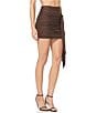 AFRM Carmichael Rushed Side Tie Mesh Mini Skirt - Image 3