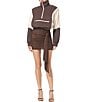 AFRM Carmichael Rushed Side Tie Mesh Mini Skirt - Image 4
