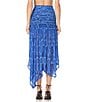 AFRM Coordinating Estella Shark Bite Snake Print Mesh Maxi Skirt - Image 2