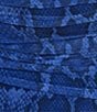 AFRM Coordinating Estella Shark Bite Snake Print Mesh Maxi Skirt - Image 5