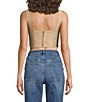 AFRM Kendra Square Neck Sleeveless Twill Bustier Top - Image 2